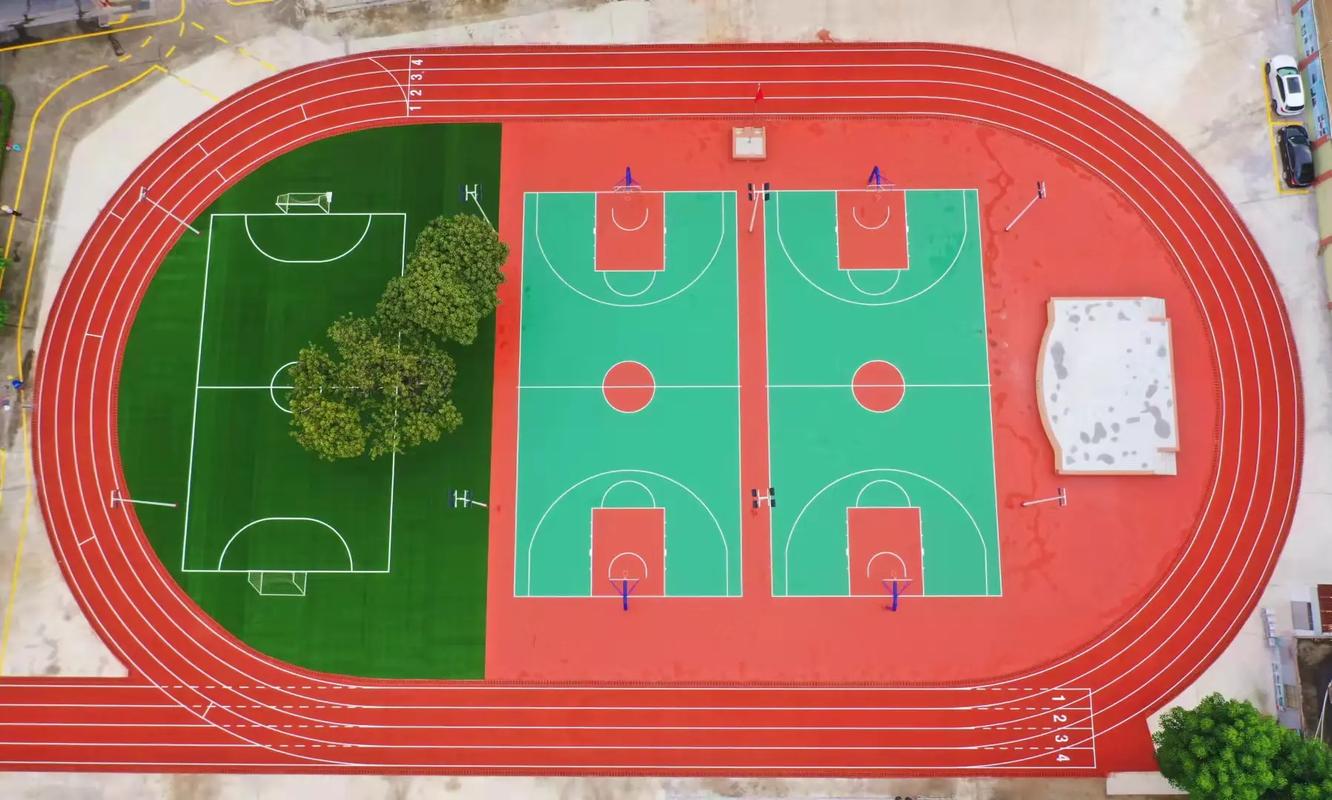 滨州市学校塑胶跑道篮球场 - 价格